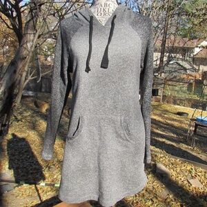 Inspired Hearts Gray Hoodie Dress